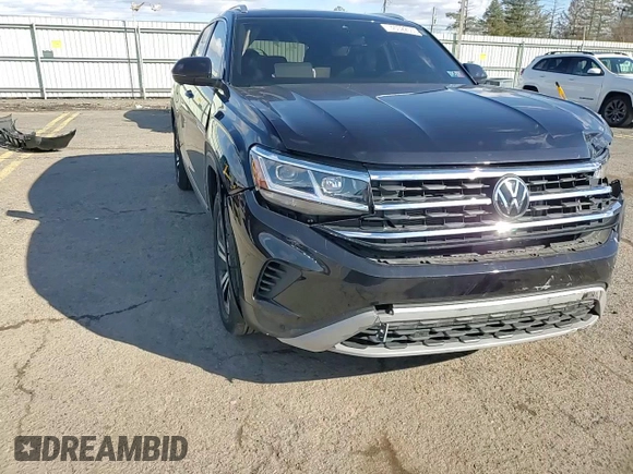 2023 Volkswagen Atlas SEL with VIN 1V2BE2CA8PC219239, listed as a Copart auction lot 45022555 with 22,770 mi miles and Salvage title. Bid and sale history available at DreamBid. Image 12.