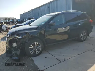 2017 Nissan Pathfinder SL with VIN 5N1DR2MM1HC632351, listed as a Copart auction lot 48970295 with 75,638 mi miles and Salvage Title. Bid and sale history available at carsss.com. Image 1.