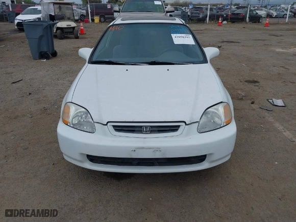 1997 Honda Civic EX with VIN 1HGEJ8143VL028501, listed as a IAAI auction lot 42058395 with 129,401 mi miles. Bid and sale history available at carsss.com. Image 6.