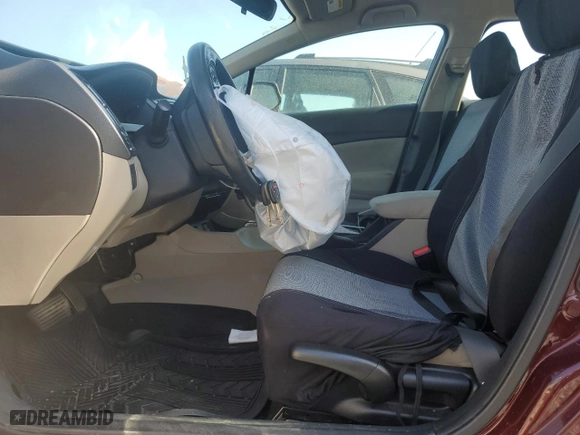 2013 Honda Civic Sdn LX with VIN 2HGFB2F59DH588406, listed as a Copart auction lot 85868884 with 124,929 mi miles and Salvage Title. Bid and sale history available at carsss.com. Image 7.