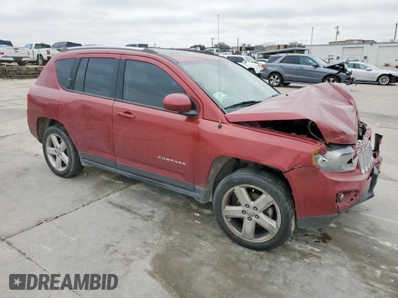 2014 Jeep Compass High Altitude with VIN 1C4NJCEA3ED912207, listed as a Copart auction lot 46039205 with 139,669 mi miles and Salvage Title. Bid and sale history available at carsss.com. Image 4.
