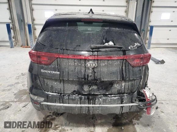 2022 Kia Sportage LX with VIN KNDPMCAC1N7947012, listed as a Copart auction lot 45595775 with 72,553 mi miles and Salvage Title. Bid and sale history available at carsss.com. Image 6.