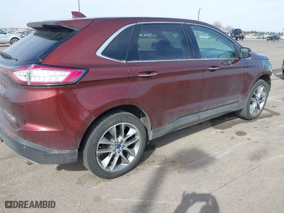 2016 Ford Edge Titanium with VIN 2FMPK4K97GBB10477, listed as a IAAI auction lot 41802156 with 136,303 mi miles. Bid and sale history available at carsss.com. Image 4.