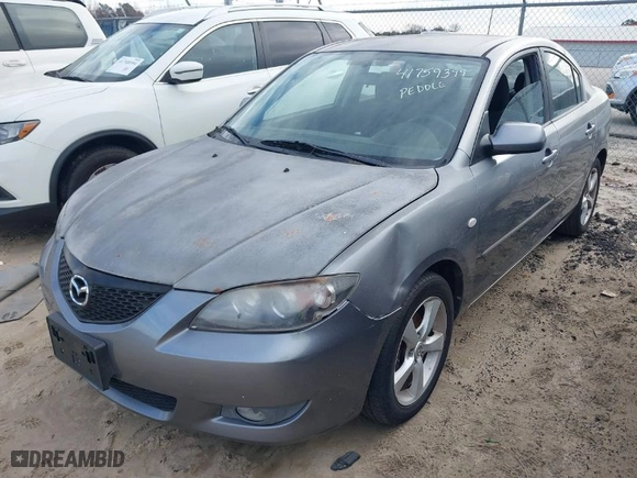 2006 Mazda Mazda3 i with VIN JM1BK12G461481635, listed as a IAAI auction lot 41759399 with 230,600 mi miles. Bid and sale history available at carsss.com. Image 6.