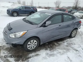2016 Hyundai Accent SE with VIN KMHCT4AE1GU070871, listed as a Copart auction lot 46505655 with 242,647 mi miles and Salvage Title. Bid and sale history available at carsss.com. Image 1.