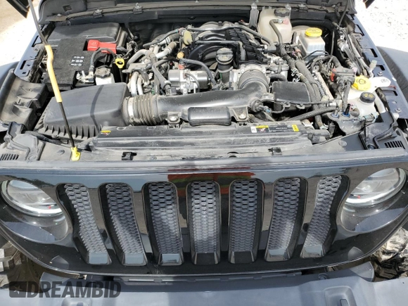 2023 Jeep Wrangler Willys with VIN 1C4HJXDGXPW526093, listed as a Copart auction lot 56818935 with 24,021 mi miles and Salvage title. Bid and sale history available at DreamBid. Image 11.