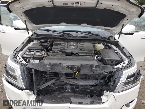 2023 Nissan Armada SV with VIN JN8AY2AD6P9690146, listed as a Copart auction lot 73683214 with Not provided miles and Salvage title. Bid and sale history available at DreamBid. Image 12.