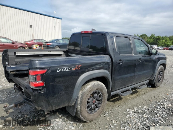 2022 Nissan Frontier SV with VIN 1N6ED1EJ2NN647072, listed as a Copart auction lot 59875525 with 76,065 mi miles and Salvage title. Bid and sale history available at DreamBid. Image 3.