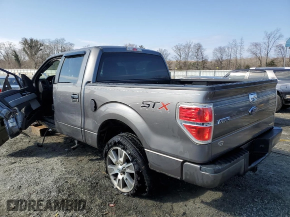 2014 Ford F-150 XL with VIN 1FTFW1CF9EKF51182, listed as a Copart auction lot 44395325 with 170,010 mi miles and Salvage Title. Bid and sale history available at carsss.com. Image 2.