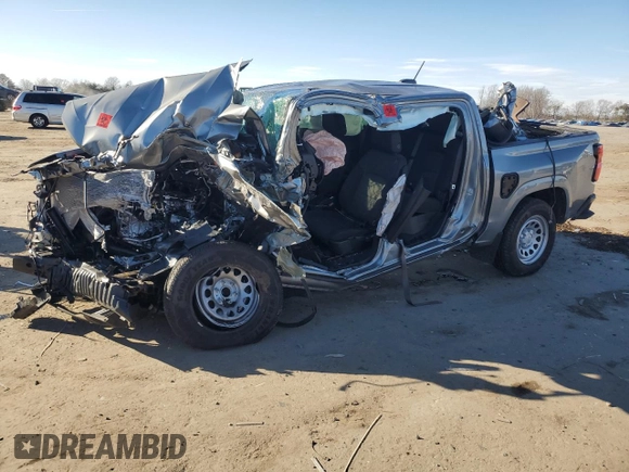 2024 Chevrolet Colorado 2WD Work Truck with VIN 1GCGSBEC4R1226623, listed as a Copart auction lot 46838815 with Not Provided miles and Non Repairable. Bid and sale history available at DreamBid. Image 1.