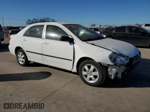 2006 Toyota Corolla CE with VIN 1NXBR32E56Z729780, listed as a Copart auction lot 49321585 with 203,057 mi miles and Salvage Title. Bid and sale history available at DreamBid. Image 4.