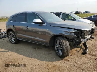 2016 Audi SQ5 3.0T Technik with VIN WA1LCAFP9GA032281, listed as a Copart auction lot 60234744 with 0 mi miles and Salvage Title. Bid and sale history available at carsss.com. Image 4.