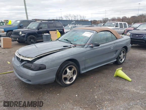 1998 Ford Mustang GT with VIN 1FAFP45X4WF192828, listed as a IAAI auction lot 41213080 with 173,010 mi miles. Bid and sale history available at carsss.com. Image 2.