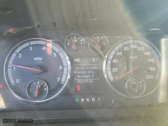 2009 Dodge Ram 1500 Laramie with VIN 1D3HV13T89S714354, listed as a Copart auction lot 87633735 with 323,197 mi miles and Clean Title. Bid and sale history available at carsss.com. Image 9.