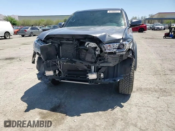2022 Toyota Tacoma SR with VIN 3TMCZ5AN5NM482575, listed as a Copart auction lot 61498025 with 49,046 mi miles and Salvage title. Bid and sale history available at DreamBid. Image 14.