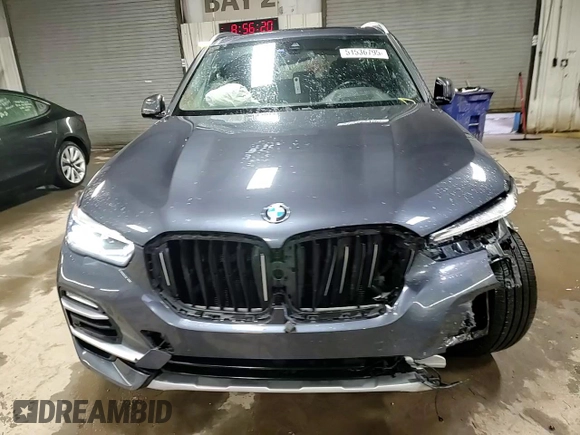2021 BMW X5 xDrive40i with VIN 5UXCR6C00M9G00599, listed as a Copart auction lot 51536795 with 55,422 mi miles and Salvage title. Bid and sale history available at DreamBid. Image 13.