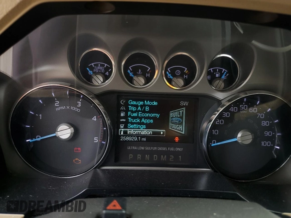 2012 Ford F-250 XL с VIN 1FT7W2BT3CEC64238, выставлен на аукционе Copart как лот 60459995 с пробегом 258 929 миль миль и Списание • Salvage title. История ставок и продаж доступна на DreamBid. Изображение 9.