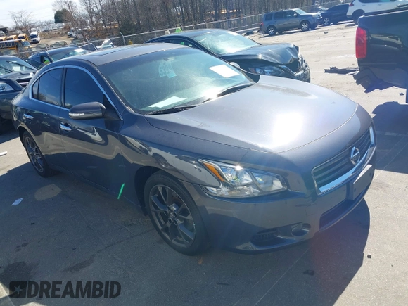 2012 Nissan Maxima S with VIN 1N4AA5APXCC821884, listed as a IAAI auction lot 41640474 with 185,732 mi miles and . Bid and sale history available at DreamBid. Image 1.