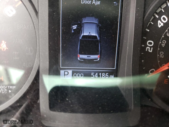 2019 Toyota Tacoma 2WD SR with VIN 5TFAX5GN4KX153084, listed as a Copart auction lot 60751794 with 54,186 mi miles and Salvage Title. Bid and sale history available at carsss.com. Image 9.