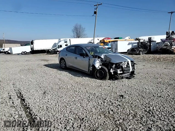 2015 Mazda 3 i SV with VIN JM1BM1T78F1221506, listed as a Copart auction lot 48940495 with 142,869 mi miles and Salvage Title. Bid and sale history available at carsss.com. Image 15.