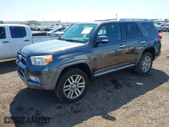 2010 Toyota 4Runner Trail with VIN JTEBU5JR7A5025985, listed as a IAAI auction lot 42002858 with 161,392 mi miles and . Bid and sale history available at DreamBid. Image 2.