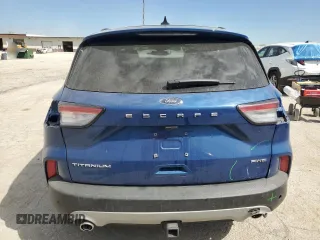 2022 Ford Escape Titanium with VIN 1FMCU9J99NUC00258, listed as a Copart auction lot 54133085 with 16,647 mi miles and Salvage title. Bid and sale history available at DreamBid. Image 6.