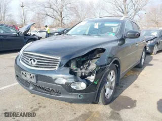 2008 Infiniti EX35 Journey with VIN JNKAJ09F58M355323, listed as a IAAI auction lot 41698756 with 124,829 mi miles. Bid and sale history available at carsss.com. Image 2.