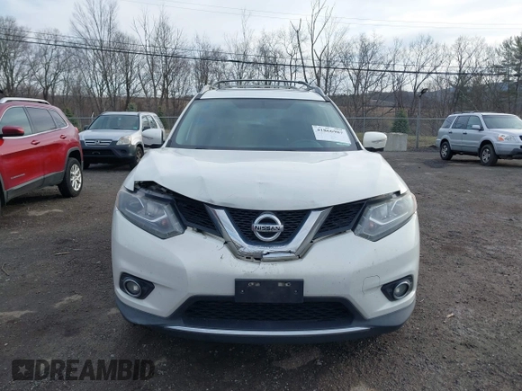 2014 Nissan Rogue SL with VIN 5N1AT2MV6EC853940, listed as a IAAI auction lot 41866987 with 88,192 mi miles. Bid and sale history available at carsss.com. Image 12.