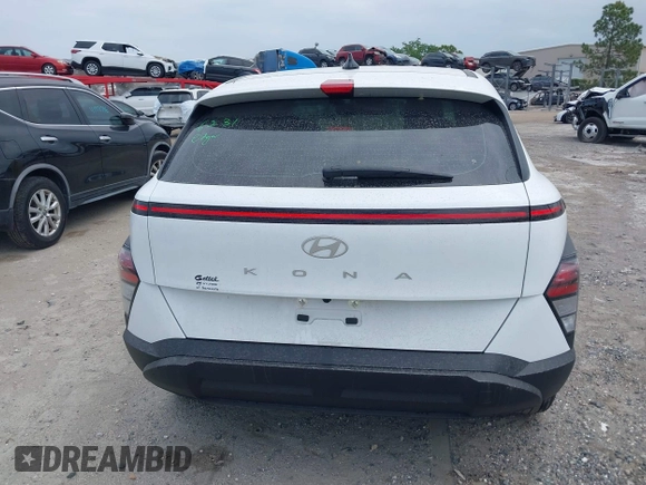 2024 Hyundai Kona SE with VIN KM8HA3AB7RU131235, listed as a IAAI auction lot 41971756 with 10,568 mi miles. Bid and sale history available at carsss.com. Image 16.