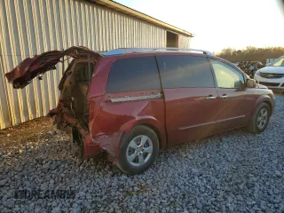 2007 Nissan Quest with VIN 5N1BV28U47N121166, listed as a Copart auction lot 87246824 with 126,558 mi miles and Salvage Title. Bid and sale history available at carsss.com. Image 3.