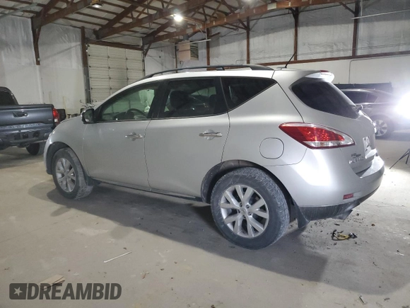 2012 Nissan Murano LE with VIN JN8AZ1MU4CW106146, listed as a Copart auction lot 83252484 with 235,414 mi miles and Salvage Title. Bid and sale history available at DreamBid. Image 2.