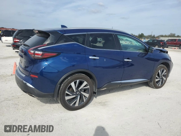 2022 Nissan Murano SL with VIN 5N1AZ2CJ1NC113032, listed as a Copart auction lot 42753345 with 36,868 mi miles and Non Repairable. Bid and sale history available at carsss.com. Image 3.