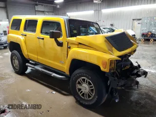 2006 Hummer H3 with VIN 5GTDN136968303676, listed as a Copart auction lot 81700064 with 93,742 mi miles and Salvage Title. Bid and sale history available at DreamBid. Image 4.