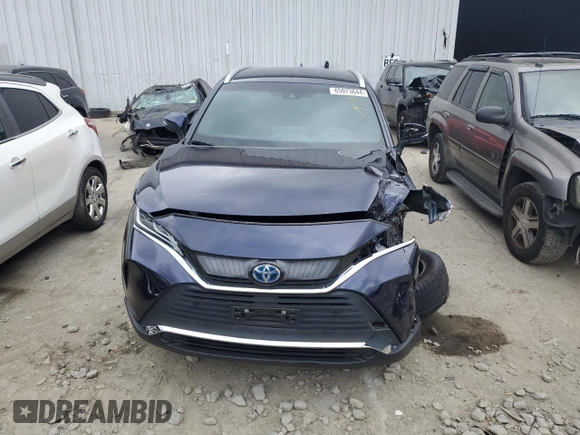 2022 Toyota Venza LE with VIN JTEAAAAH6NJ100421, listed as a Copart auction lot 65073644 with 61,415 mi miles and Salvage Title. Bid and sale history available at carsss.com. Image 5.