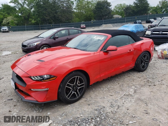 2019 Ford Mustang EcoBoost с VIN 1FATP8UH7K5170388, выставлен на аукционе Copart как лот 55011515 с пробегом 31 010 миль миль и Списание • Salvage title. История ставок и продаж доступна на DreamBid. Изображение 1.