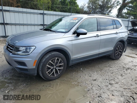 2021 Volkswagen Tiguan SE z VIN 3VV3B7AX3MM114350, wystawiony jako Copart lot #58777075 z przebiegiem 87 554 mil mil oraz Szkoda całkowita • Salvage title. Historia ofert i sprzedaży dostępna na DreamBid. Obrazek 1.