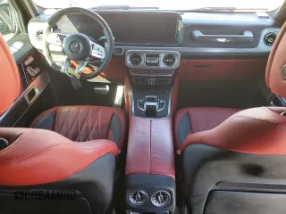 2021 Mercedes-Benz G AMG G 63 with VIN W1NYC7HJ8MX418781, listed as a Copart auction lot 50465945 with Not Provided miles and Salvage Title. Bid and sale history available at carsss.com. Image 8.