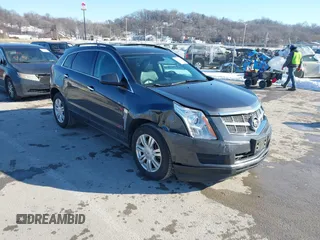 2012 Cadillac SRX with VIN 3GYFNGE37CS530044, listed as a IAAI auction lot 41618205 with 205,267 mi miles. Bid and sale history available at carsss.com. Image 1.