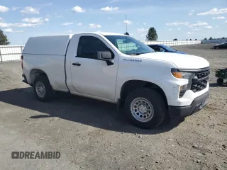 2023 Chevrolet Silverado 1500 Work Truck with VIN 3GCNAAEK7PG357748, listed as a Copart auction lot 55320375 with 118,112 mi miles and Clean Title. Bid and sale history available at DreamBid. Image 4.