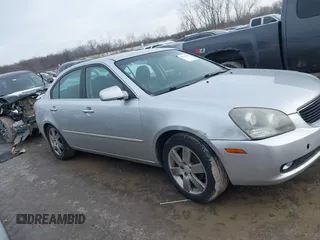 2007 Kia Optima EX with VIN KNAGE124875157565, listed as a IAAI auction lot 41553065 with 189,258 mi miles. Bid and sale history available at carsss.com. Image 13.