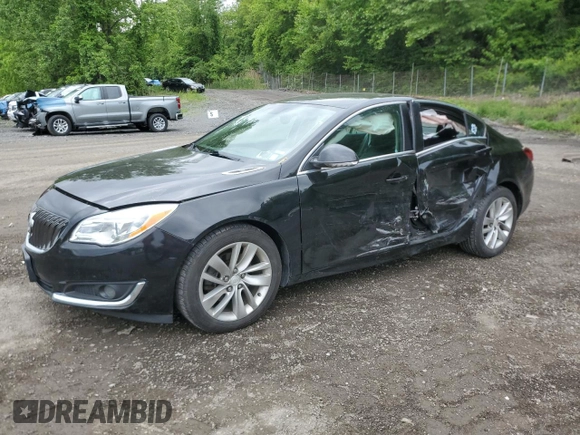 2015 Buick Regal with VIN 2G4GK5EX5F9132161, listed as a Copart auction lot 58728985 with 65,370 mi miles and Salvage title. Bid and sale history available at DreamBid. Image 1.