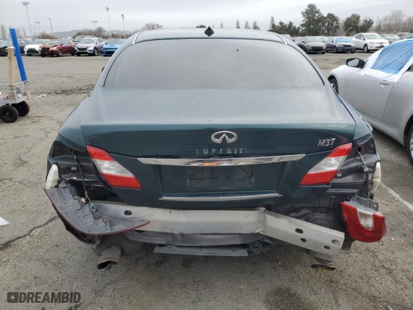 2012 Infiniti M37 with VIN JN1BY1AP1CM335156, listed as a Copart auction lot 45596745 with 204,092 mi miles and Salvage Title. Bid and sale history available at carsss.com. Image 6.