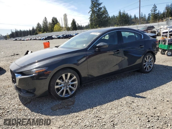 2021 Mazda 3 Premium with VIN 3MZBPADLXMM214735, listed as a Copart auction lot 52958545 with 22,594 mi miles and Salvage title. Bid and sale history available at DreamBid. Image 1.