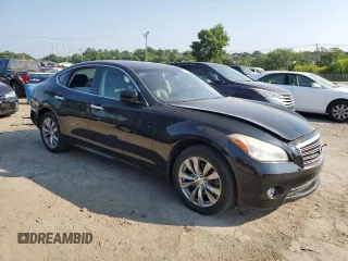2013 Infiniti M37 with VIN JN1BY1AR7DM602061, listed as a Copart auction lot 59497154 with 124,179 mi miles and Non Repairable. Bid and sale history available at carsss.com. Image 4.