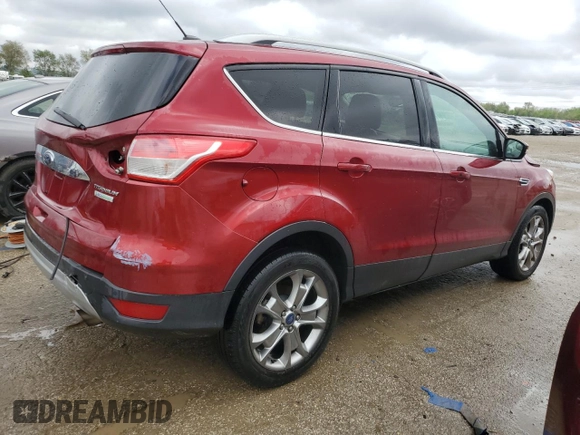 2015 Ford Escape Titanium z VIN 1FMCU0JXXFUA76092, wystawiony jako Copart lot #54824635 z przebiegiem 97 659 mil mil oraz Szkoda całkowita • Salvage title. Historia ofert i sprzedaży dostępna na DreamBid. Obrazek 3.