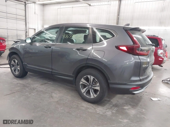 2021 Honda CR-V LX with VIN 2HKRW2H27MH643851, listed as a IAAI auction lot 40630925 with 75,427 mi miles. Bid and sale history available at carsss.com. Image 3.