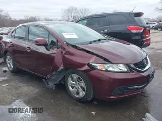 2013 Honda Civic LX z VIN 2HGFB2F59DH537942, wystawiony jako IAAI lot #41528290 z przebiegiem 115 283 mil mil oraz . Historia ofert i sprzedaży dostępna na DreamBid. Obrazek 1.