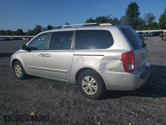 2012 Kia Sedona LX with VIN KNDMG4C78C6434391, listed as a Copart auction lot 70853574 with 127,359 mi miles and Salvage Title. Bid and sale history available at carsss.com. Image 2.