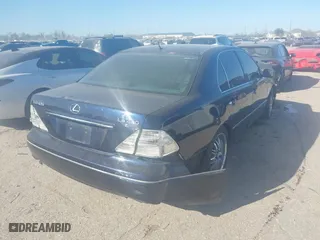 2005 Lexus LS 430 with VIN JTHBN36F555000091, listed as a IAAI auction lot 41766047 with 1 mi miles. Bid and sale history available at carsss.com. Image 4.