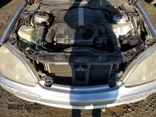 2002 Mercedes-Benz S-Class 4.3L with VIN WDBNG70JX2A233642, listed as a Copart auction lot 44129705 with 144,793 mi miles and Salvage Title. Bid and sale history available at carsss.com. Image 11.
